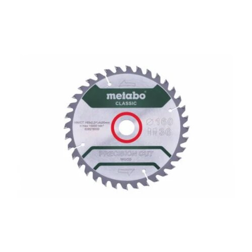 Metabo list testere "Precision Cut Wood Classic" fi160x14x20 mm Z36 Cene