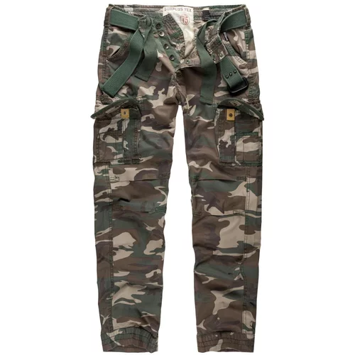 Surplus muške vojničke hlače premium vintage slimmy, woodland