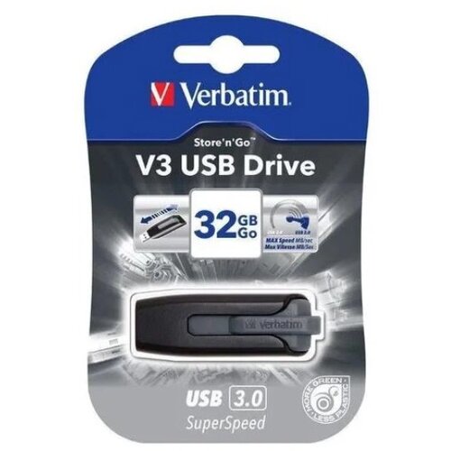 Verbatim MEMORIJA USB 32GB 3.0 STORE&APOS;N&APOS;GO V3 VERBATIM 49173 CRNA BLISTER Cene