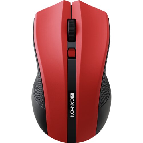 Canyon MW-5 2.4GHz wireless Optical Mouse with 4 buttons/ DPI 800/1200/1600/ Red/ 122*69*40mm/ 0.067kg Cene