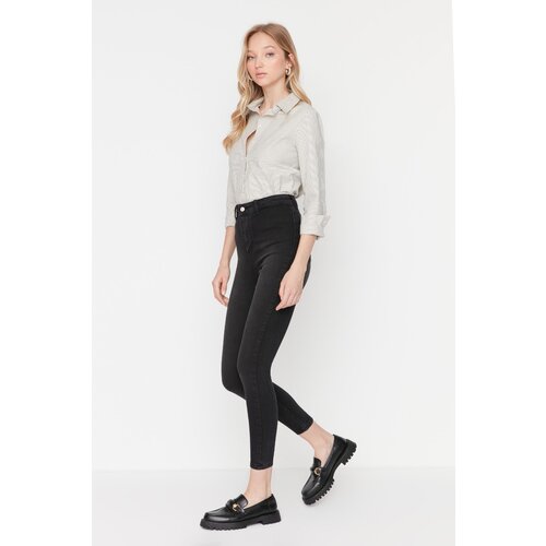 Trendyol Black High Waist Jegging Jeans Cene