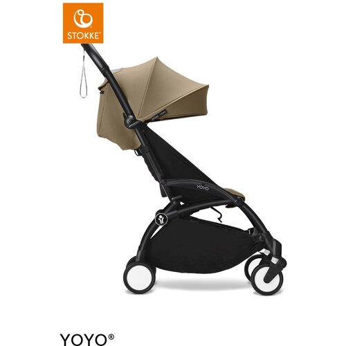 Stokke Ogrodje s sedežno enoto black frame 6+ color pack Yoyo® toffee Cene