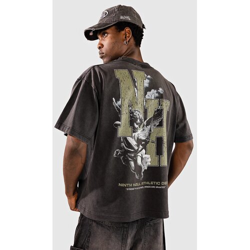 Ninth Hall Campus Classic Vol.2 Cropped T-shirt vintage black Slike