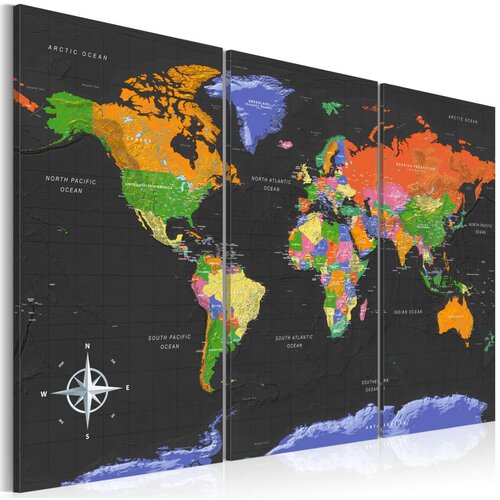  Slika - Maps: Dark Depth 120x80 Slike