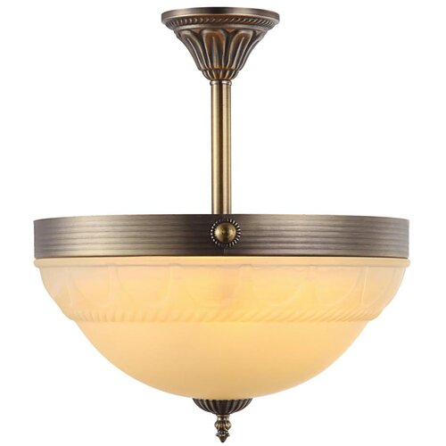 Brilagi Luster na &amp;scaron;ipci DAHLIA 3xE27/40W/230V prečnik 37 cm mesing Slike
