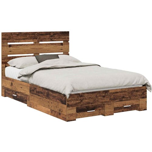 vidaXL Konstrukcija postelje Star les 120 x 190 cm Konstruiran les, (5000113757) Cene