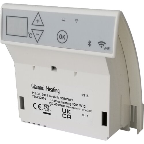 Glamox Termostat DT 2 (3001) - linija TPA - WiFi/Bluetooth Slike
