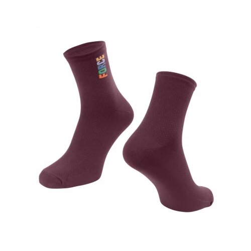Force Čarape COLOUR kraće, bordo L-XL/42-46 Slike