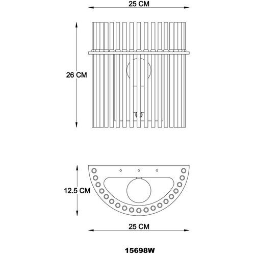 Globo zidna lampa 1XE27 gorley glob 15698W Cene