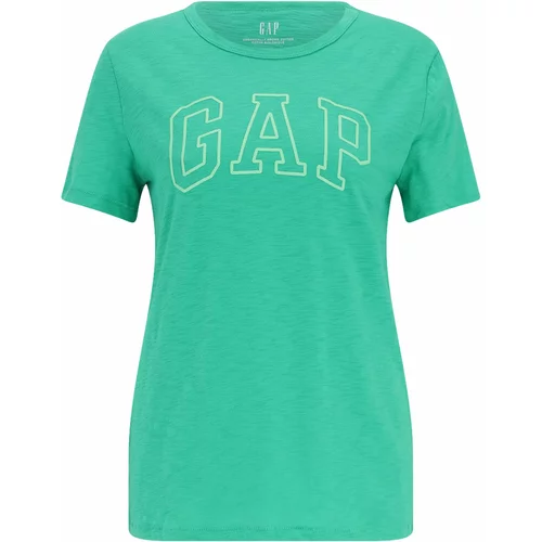 Gap Tall Majica pastelno zelena / večbarvno zelena