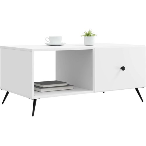  Kava Stol Bijela 90 x 50 x 40 cm Konstruirano drvo Slike