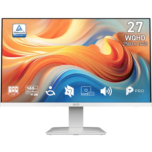 MSI Monitor PRO MP273QW E14,68,6 cm (27&amp;quot;), 2560x1440, IPS, 144 Hz|Gaming, (5000214131) Slike