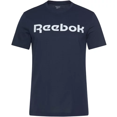 Reebok Sport Funkcionalna majica marine / bela
