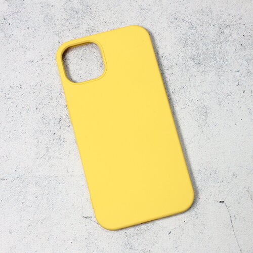 Maska nano silikon za iphone 13 6.1 zuta Slike