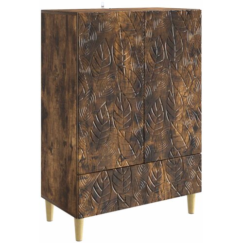 vidaXL Strani &scaron;al Dimljen hrast 66 x 34,5 x 95 cm Inženirski les, (5000253185) Cene