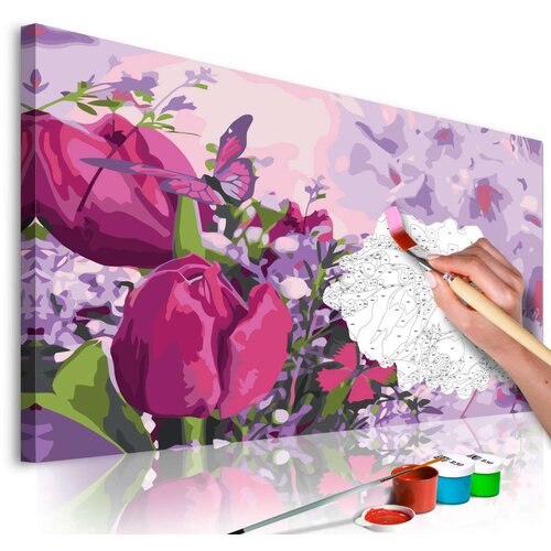  Slika za samostalno slikanje - Tulips (Meadow) 60x40 Slike