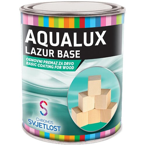 CHROMOS SVJETLOST Impregnacija za drvo Aqualux Lazur base, 0,75 l Cijene