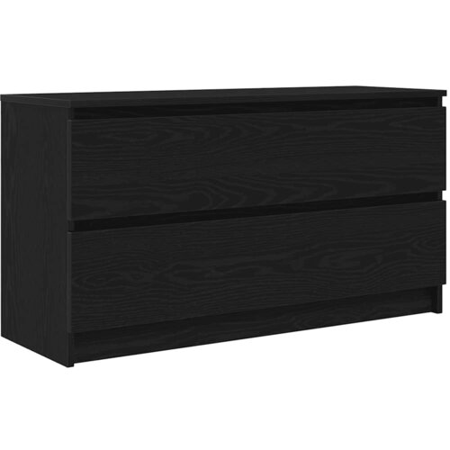 Maison Chic TV omarica - TV enota - Televizijska omarica črna 100x35x54 cm inženirski les, (21701020) Slike