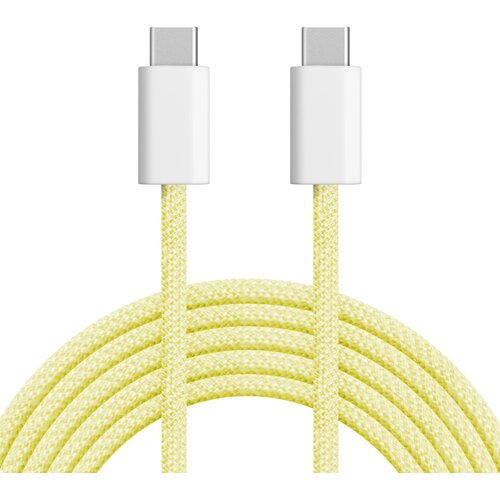  KRUGER&amp;amp;MATZ USB-C na USB-C kabl za brzo punjenje i prenos podataka, 60W, dužina 1,5 m, boja žuta, model KM1271-1,5Y Slike
