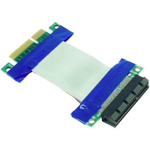 InterTech Riser Card Extender 5 cm PCIe x4 Riser kabel [1x PCI-express - 1x PCI-express], (20693561) Cene