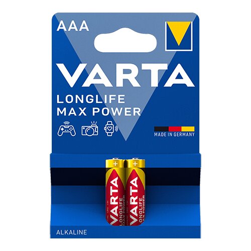Varta ALKALNI BATERIJSKI VLOŽEK LR03 1.5V MAX POWER 2 AAA 2/1 Cene