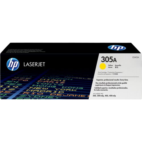  HP 305A rumen/yellow (CE412A) - original Slike
