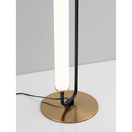 Nova Luce Bela/mat črna kovinska LED namizna svetilka (vi&amp;scaron;ina 68 cm) Wetro &amp;ndash; Slike