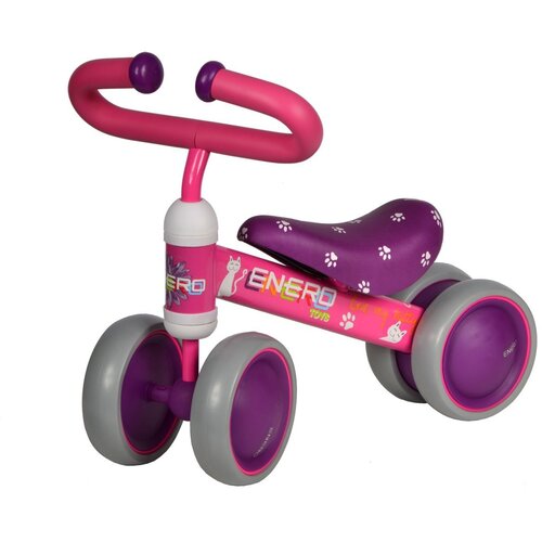 Enero Love Kitty dječji bicikl guralica &ndash; mekani EVA kotači, 48 cm, ružičasto-ljubičasti Cijene