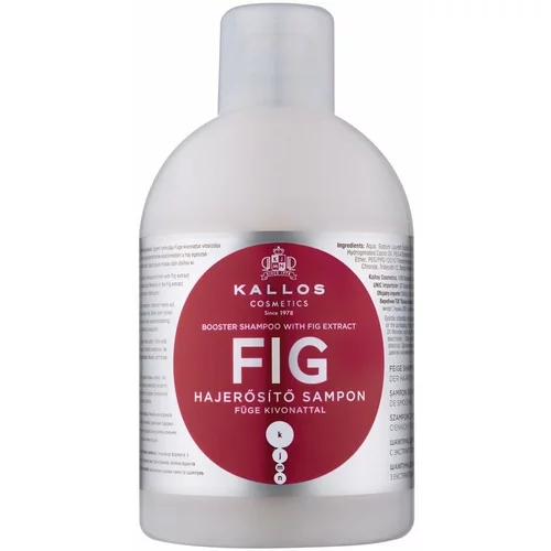 Kallos Cosmetics Fig hranilen šampon za šibke in poškodovane lase 1000 ml za ženske