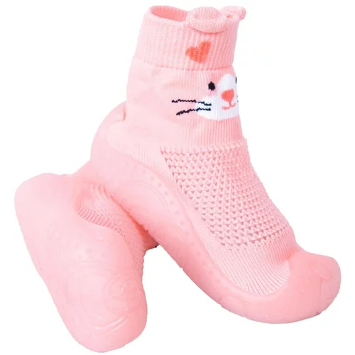 Yoclub Kids's Baby Girls' Anti-skid Socks With Rubber Sole OBO-0175G-5200