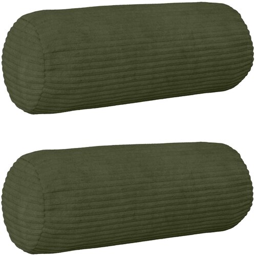  Presvlaka za jastuk 2 pcs HEERLEN Zelena Ø 15 x 40 cm Kord Cene