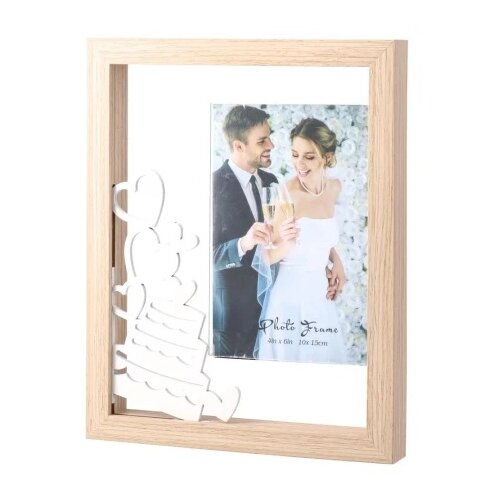 Takk woody ram za fotografije drvo wedding cake 10x15cm ( 706530 ) Slike