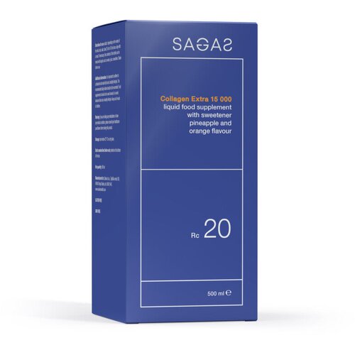 Sagas rc 20 collagen extra 15 000 – kolagen za elastičnost i mladalački izgled Cene