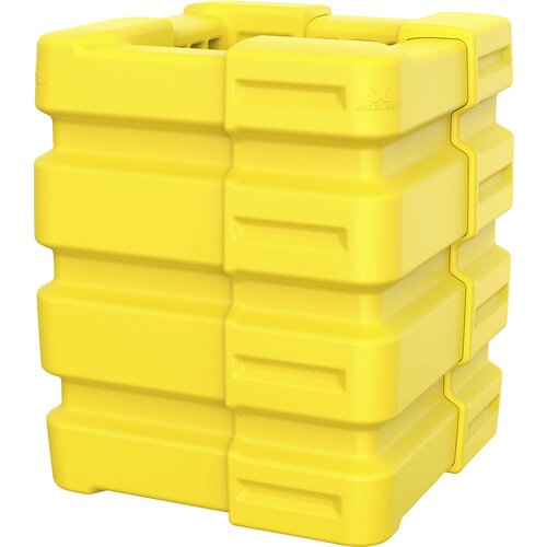 Axelent Zaščita stebrov X-Protect, VxŠxD 330 x 900 x 330 mm, cinkovo rumena RAL 1018 Cene