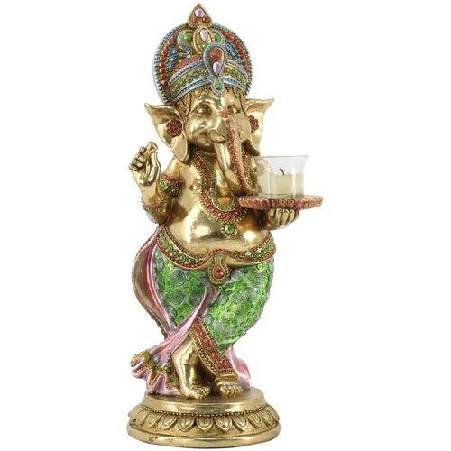 Signes Grimalt Svečniki, kozarci za sveče Ganesha Holder. Pozlačena Cene