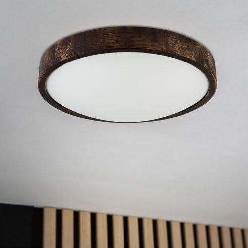 Brilagi plafonsko svetlo carvalho slim smokey 2xE27/60W/230V hrast pr. 37,5 cm Slike