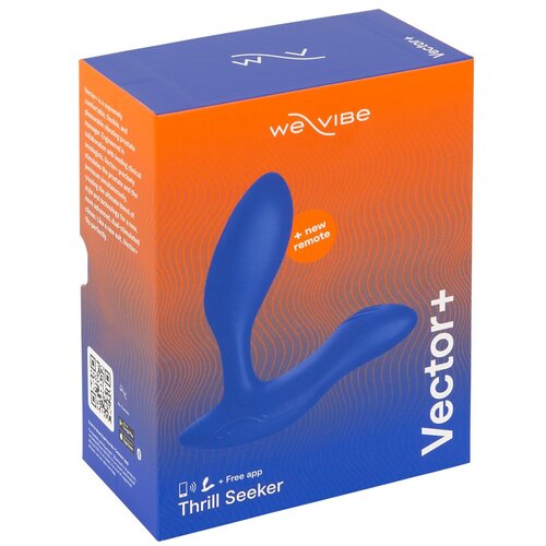 We-Vibe Vector+ - punjivi, vodootporni, pametni analni vibrator (plavi) Cijene