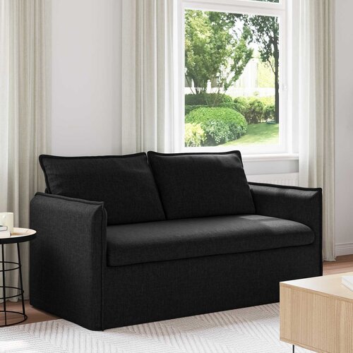 SOFA Crna 156 x 82 x 85 cm tkanina Cene