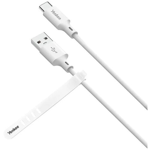Yenkee USB kabal YCU 315 SILIC USB A-C / 1,5m Bijeli Slike