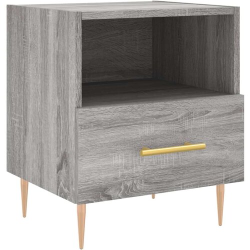 VidaXL Noćni ormarići 2 kom boja hrasta 40x35x47 5cm konstruirano drvo Slike