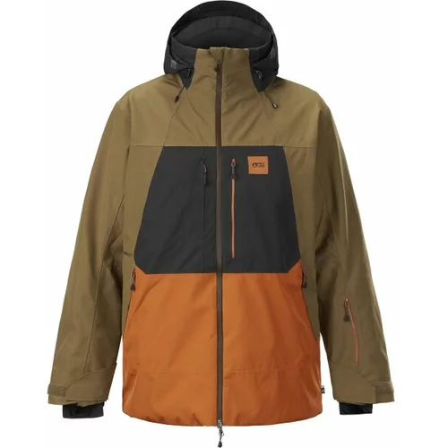 Picture TRACK Muška skijaška jakna, khaki, veličina