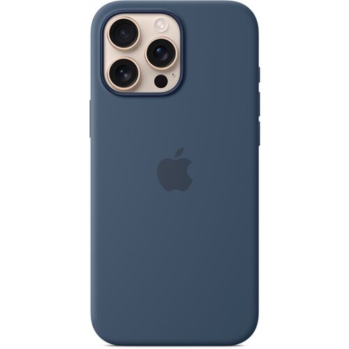 Apple maska sa magsafe za iphone 16 pro max, silikonska, tamnoplava Cene