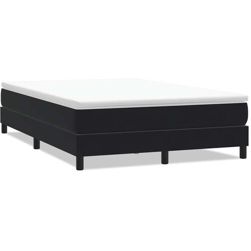 Box Spring krevet bez madraca crni 160x210 cm samt Slike