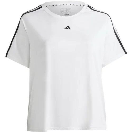 Adidas Tehnička sportska majica 'Essentials' crna / bijela