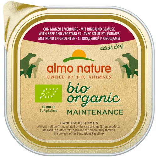 BioOrganic Almo Nature Maintenance 9 x 300 g - Z bio govedino & bio zelenjavo