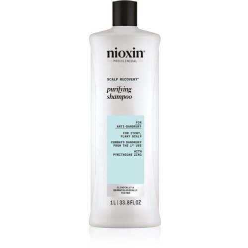 Nioxin Scalp Recovery Purifying Shampoo šampon za redke lase brez volumna proti prhljaju 1000 ml Cene