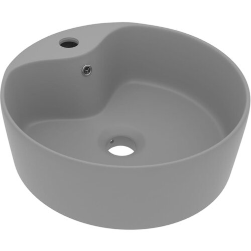 Maison Chic Razkošen Umivalnik - Kopalna umivalnik - Lavabo mat svetlo siv 36x13 cm keramičen, (21684890) Cene