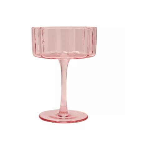 Widdop &amp;amp; Co. Hestia - Ča&amp;scaron;e set 2 - Hestia, Bright Pink Scalloped, Martini Slike
