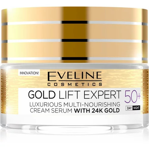 Eveline Cosmetics Gold Lift Expert dnevna i noćna krema protiv bora 50+ 50 ml