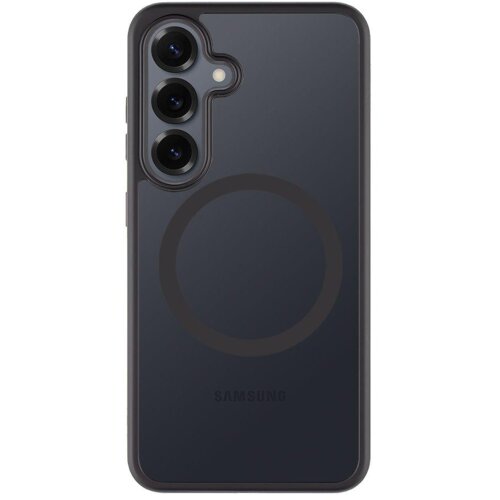 TACTICAL Asphalt MagForce silikonski ovitek za Samsung Galaxy S25 Plus 5G - prozorno črn Slike